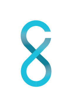 Build Capable logo mark in the shape of an infinity symbol with a break, or gap, at the top right side of the symbol.