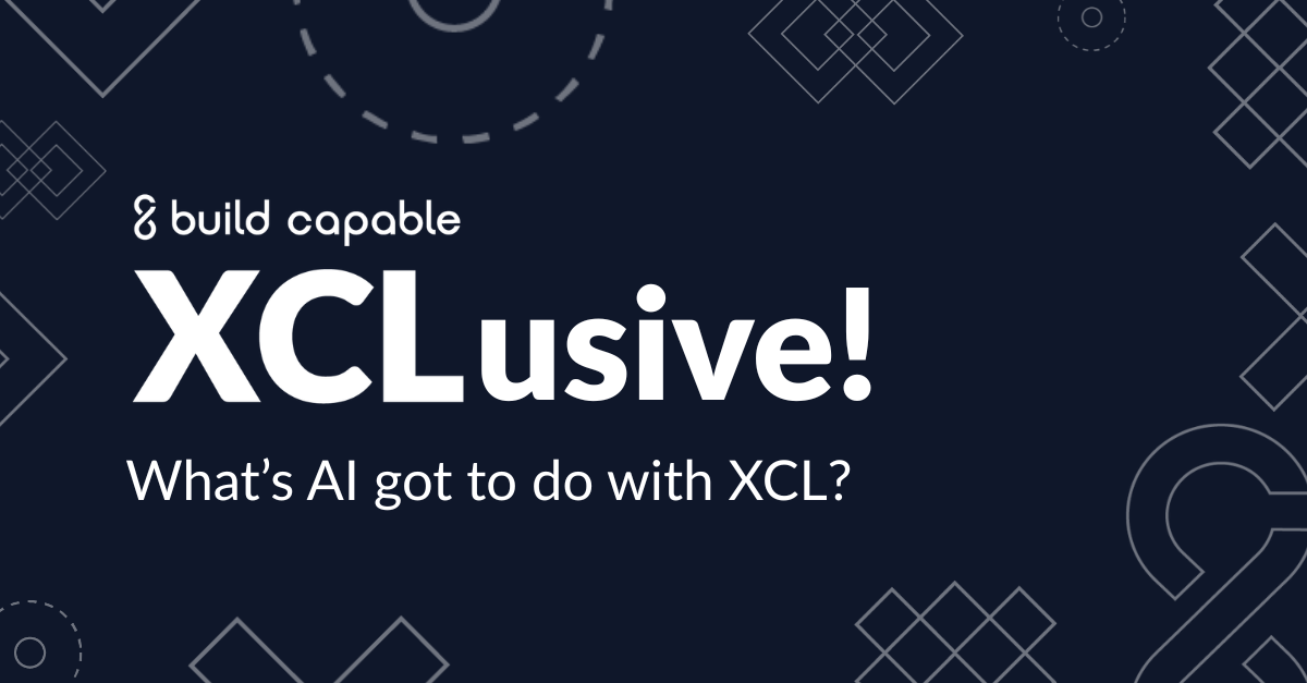 XCLusive event banner for, "What’s AI got to do with XCL?"