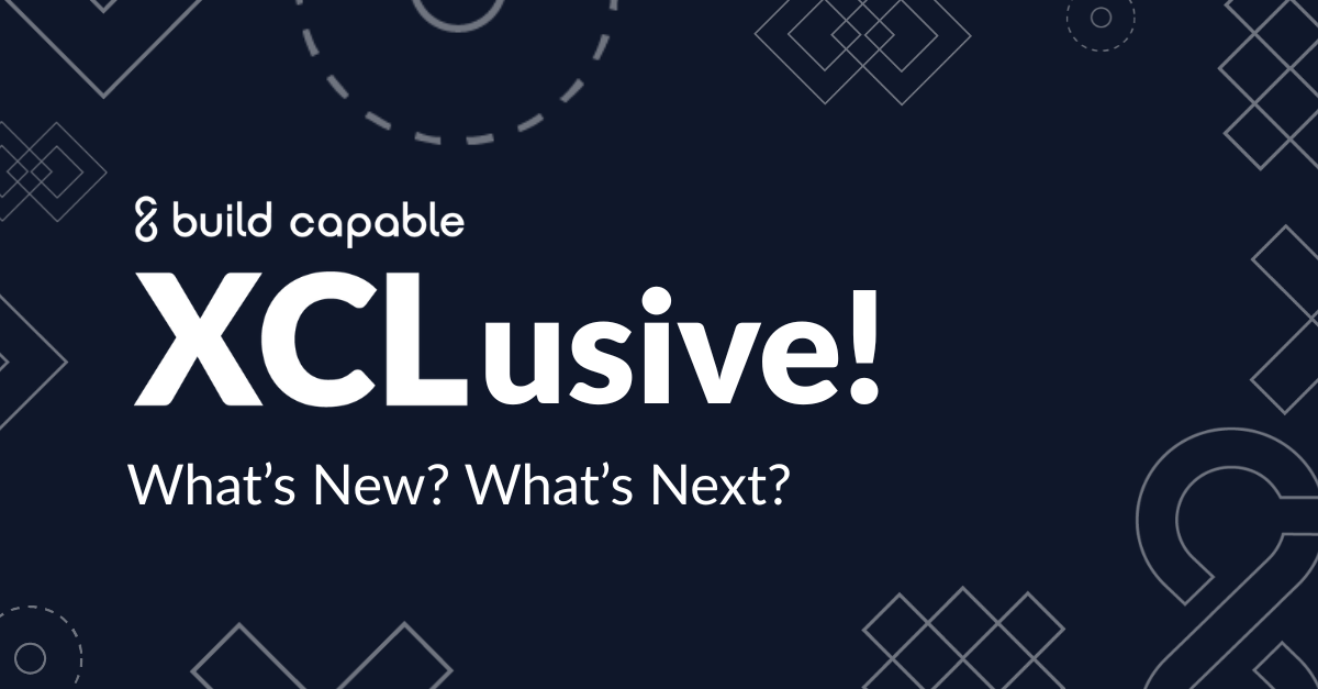 XCLusive event banner for, "What's New? What's Next?"