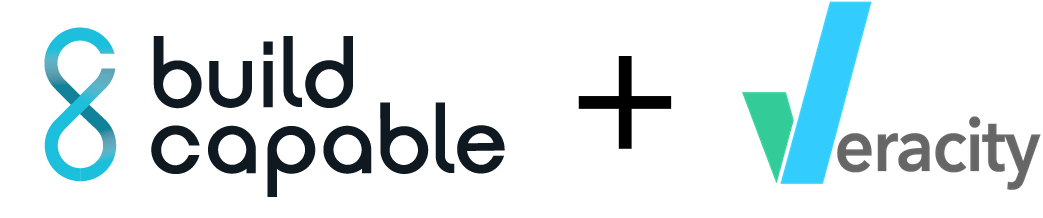 Build Capable Logo and Veracity Logo Paired